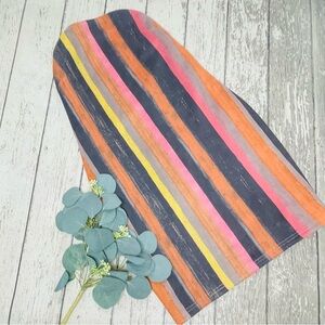 French Kiss Striped Strappy Back Mini Dress